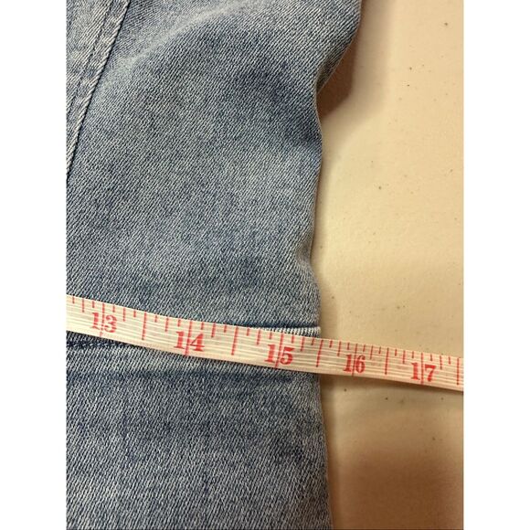 ARITZIA Denim Forum Women's 7 Yrs Bleu Taboo The '90s Denim Bustier Large NWT - Picture 8 of 9